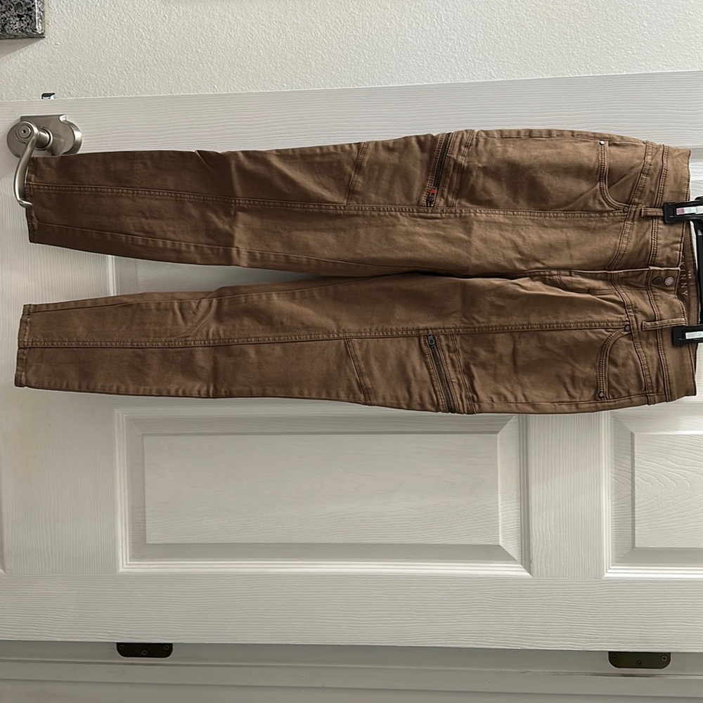 Womens casual dark khaki